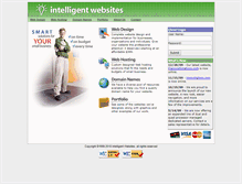 Tablet Screenshot of intelligentwebsites.com